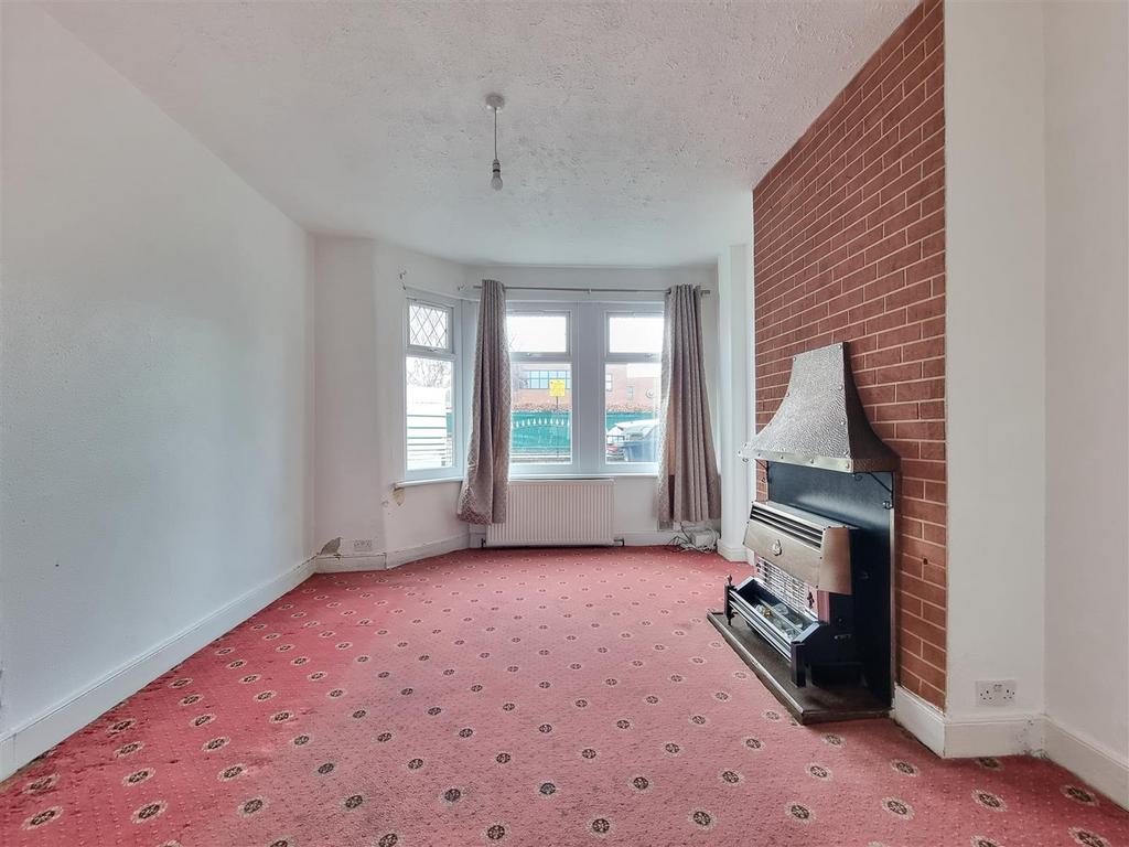 Living room, fireplace