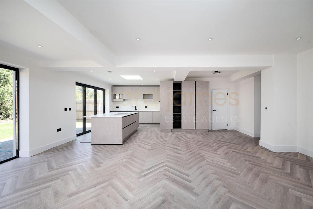 Kitchen, open plan living
