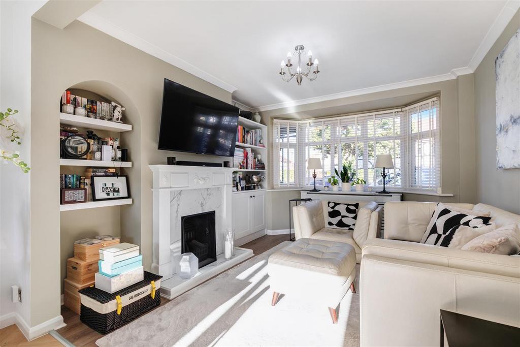 Living room, fireplace