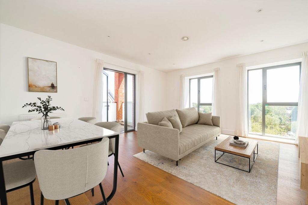 Open-plan living area, open plan living