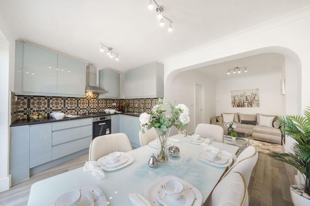 Open-plan living area, open plan living