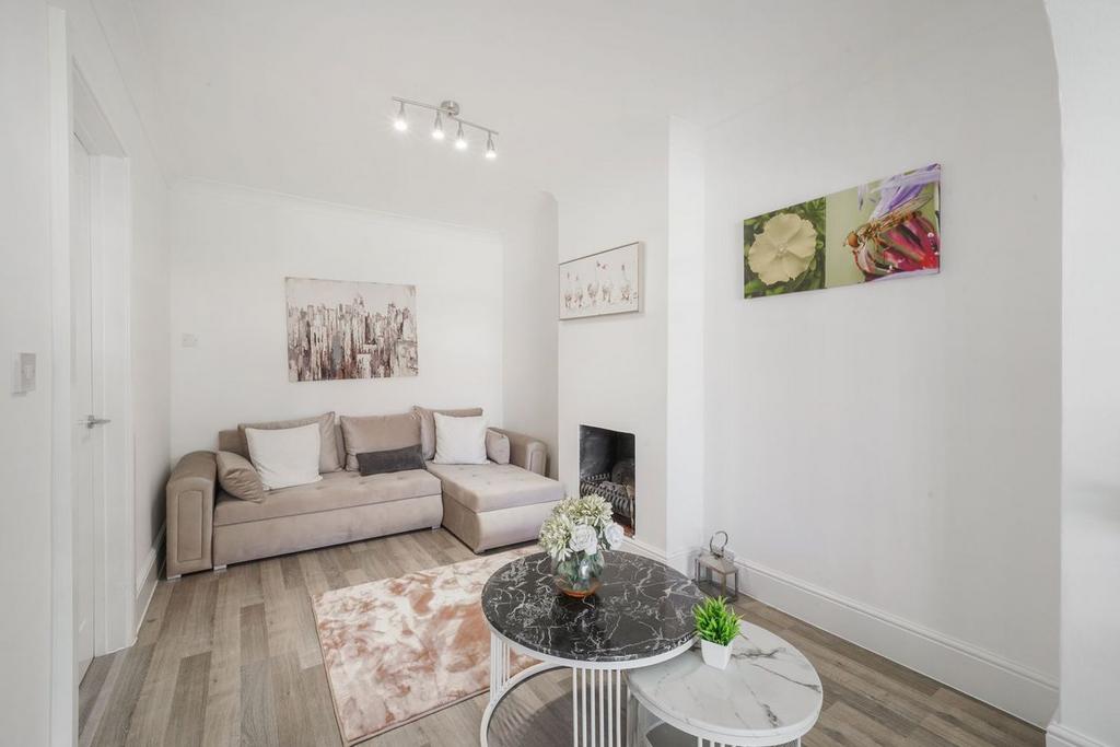 Living room, fireplace