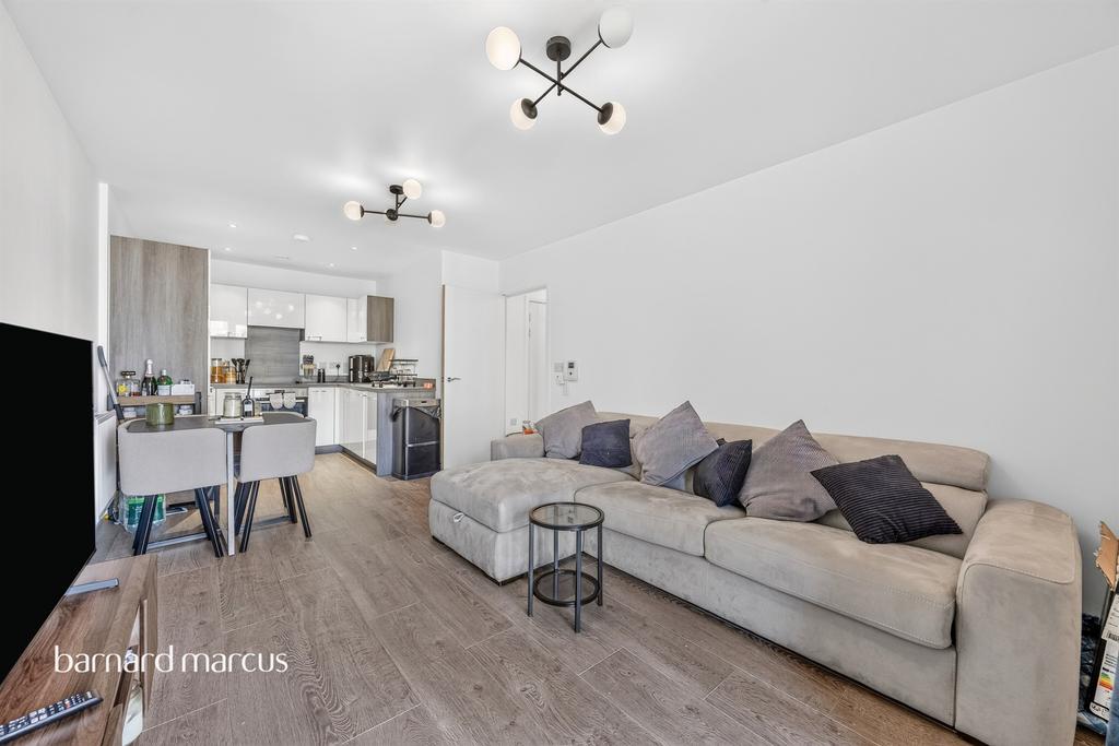 Open-plan living area, open plan living