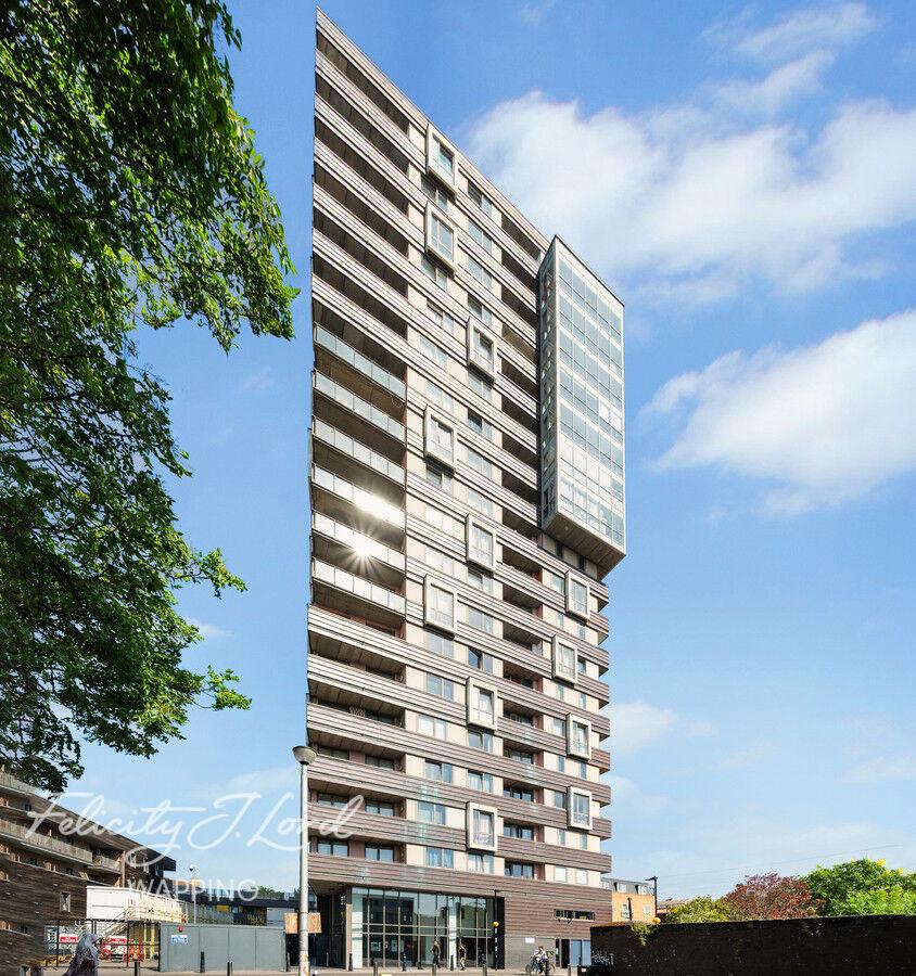 Apartment building facade, block of apartments