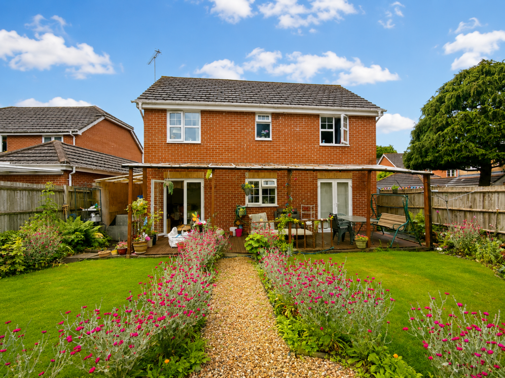 House exterior, garden