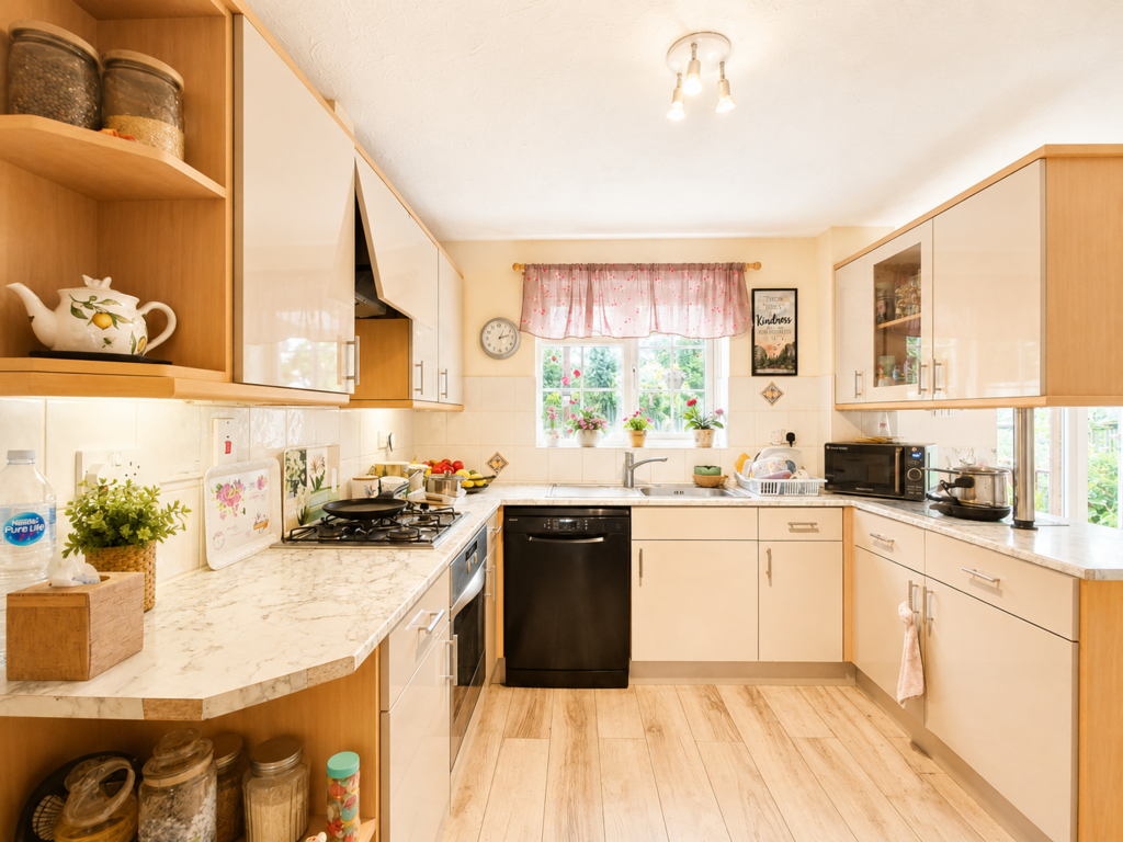 Kitchen, open plan living