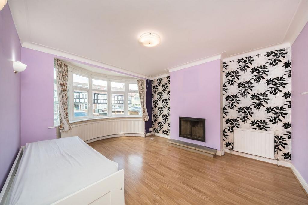 Bedroom, fireplace