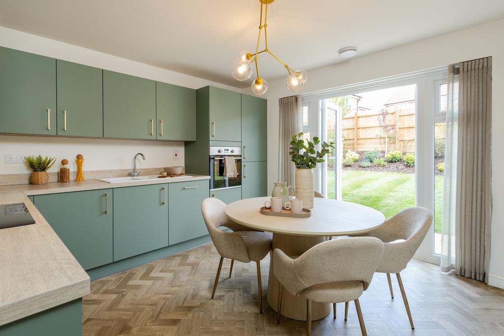 Kitchen, open plan living