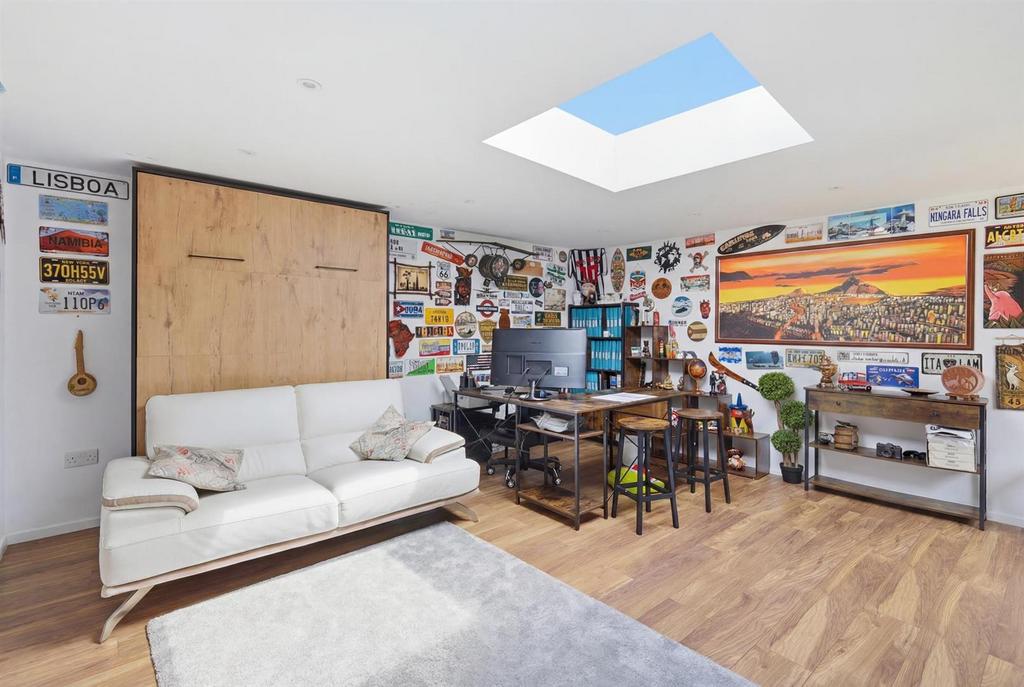 Open-plan living area, open plan living