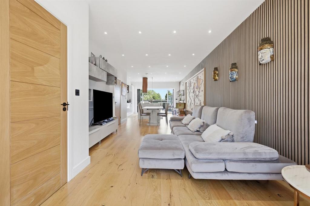 Open-plan living area, open plan living