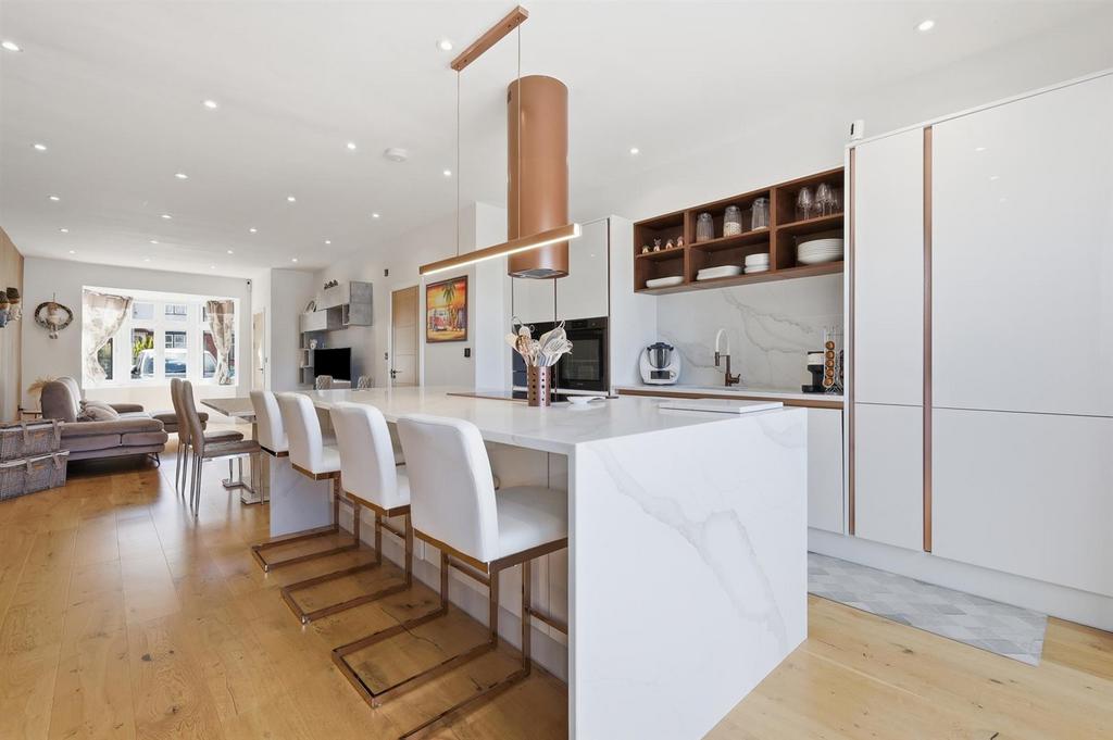 Open-plan living area, open plan living