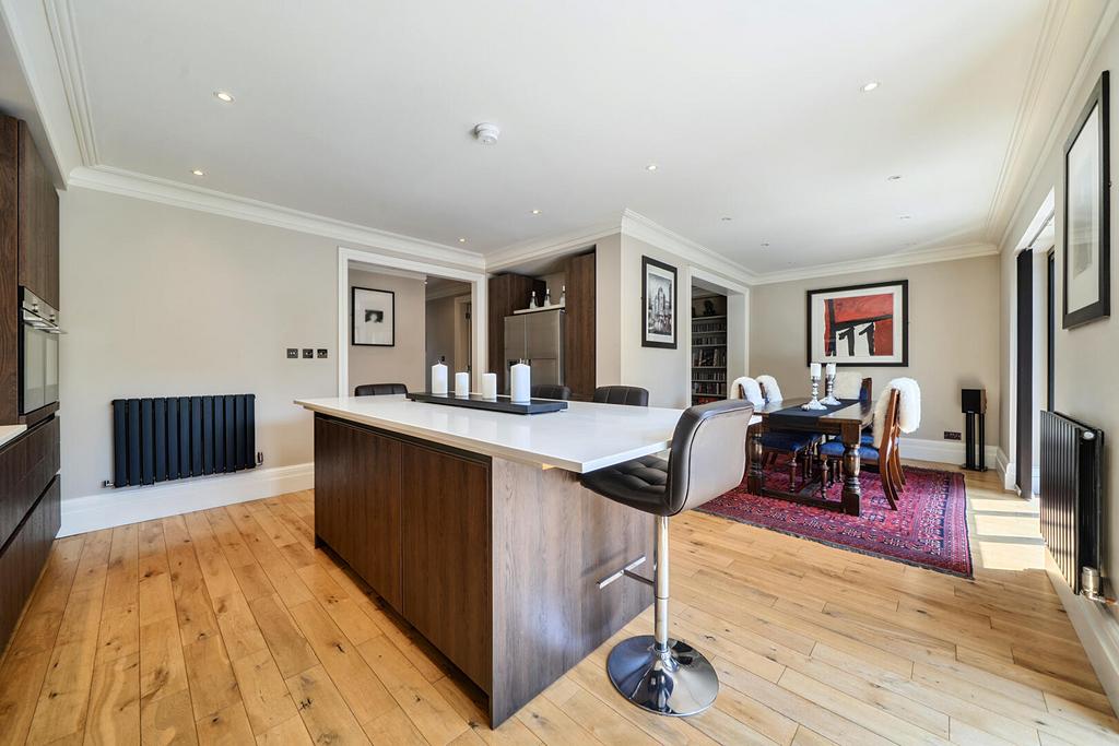 Open-plan living area, open plan living