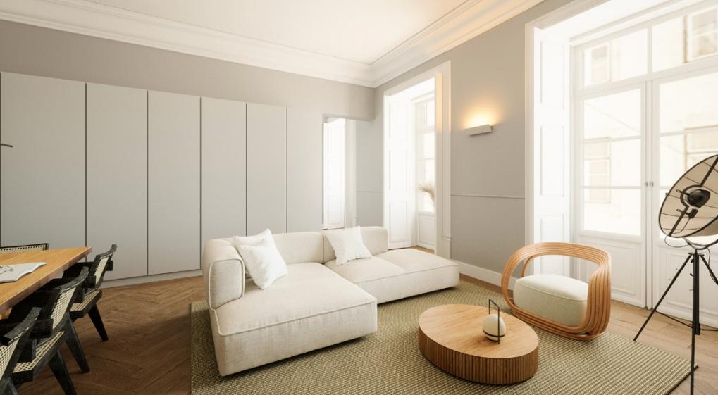 Open-plan living area
