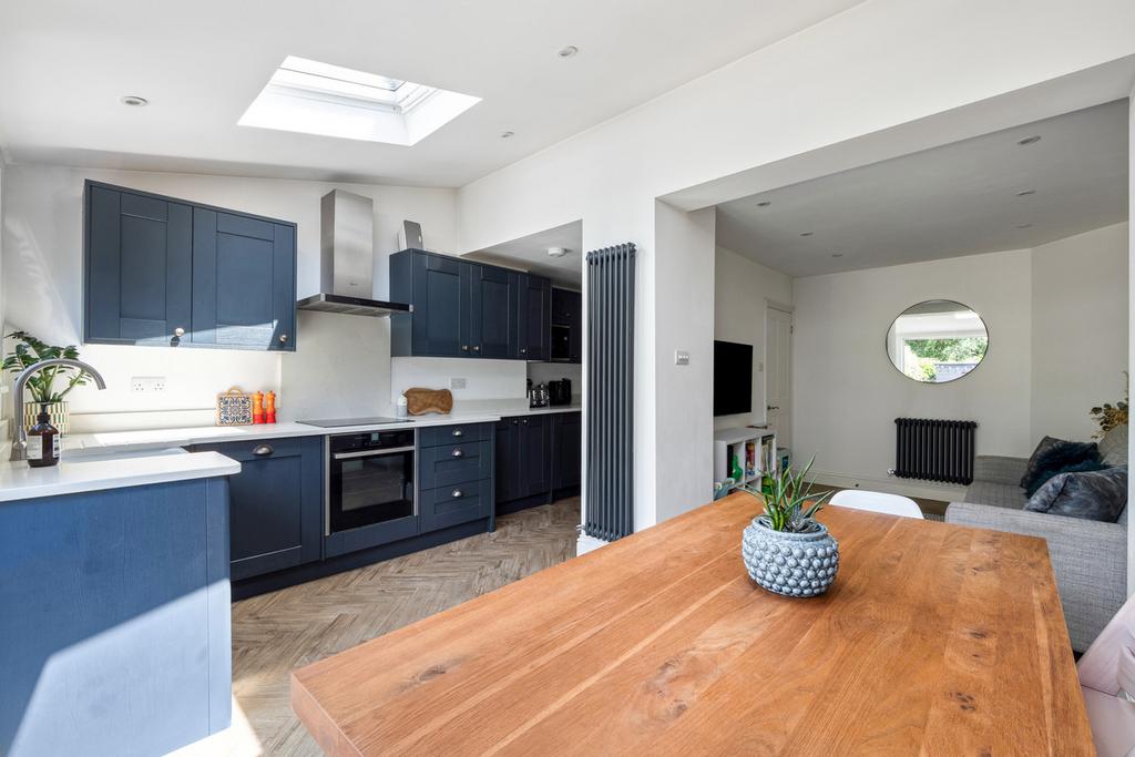 Open-plan living area, open plan living