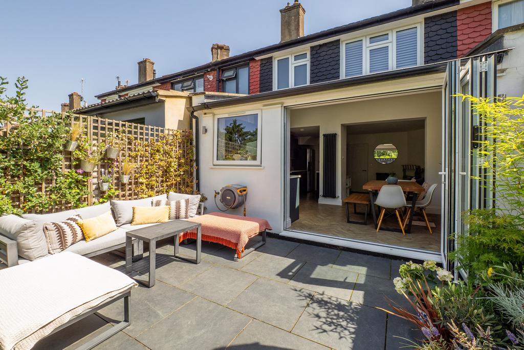 Patio view, garden