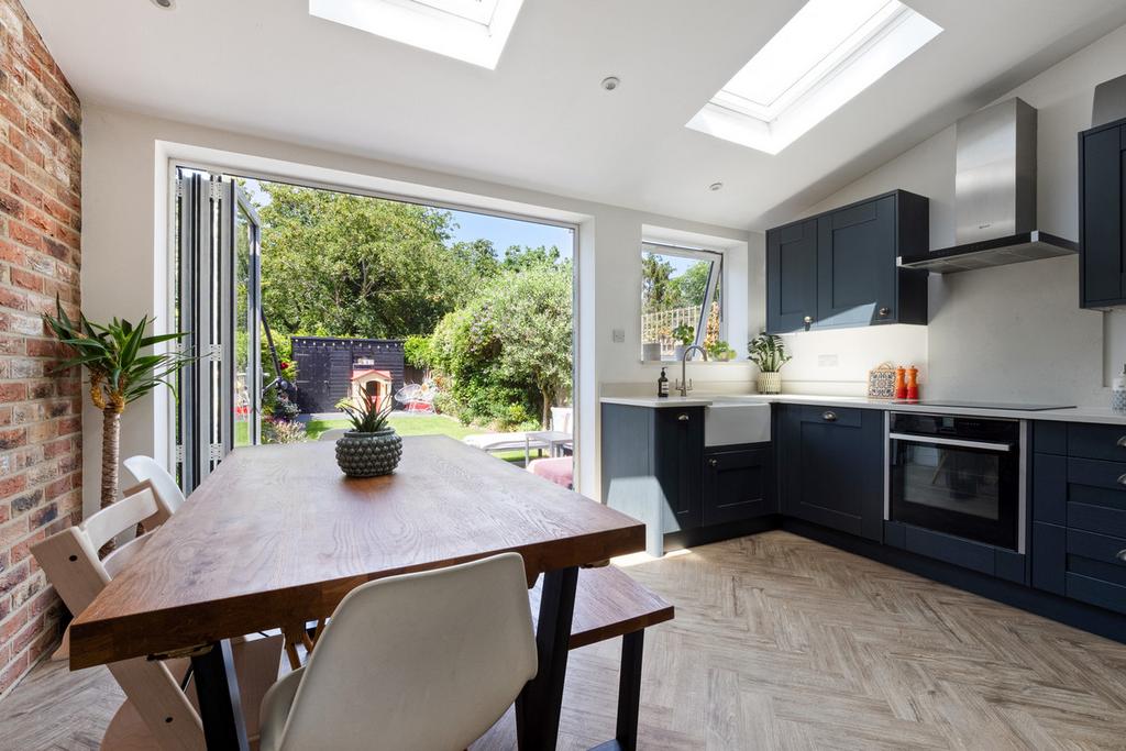 Open-plan living area, open plan living