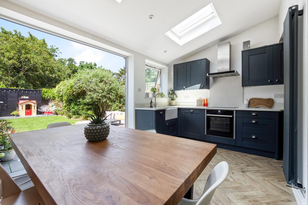Open-plan living area, open plan living