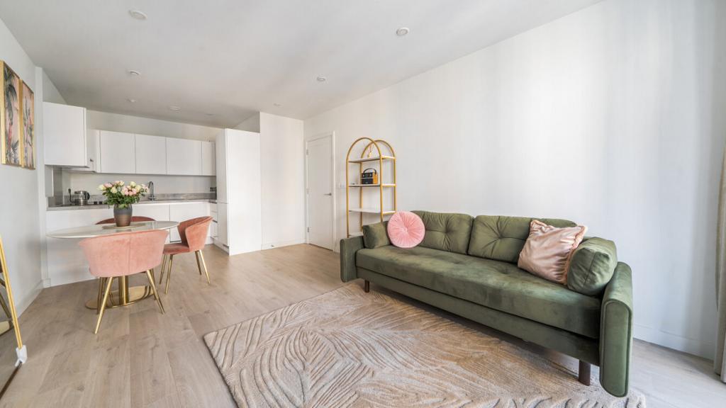 Open-plan living area