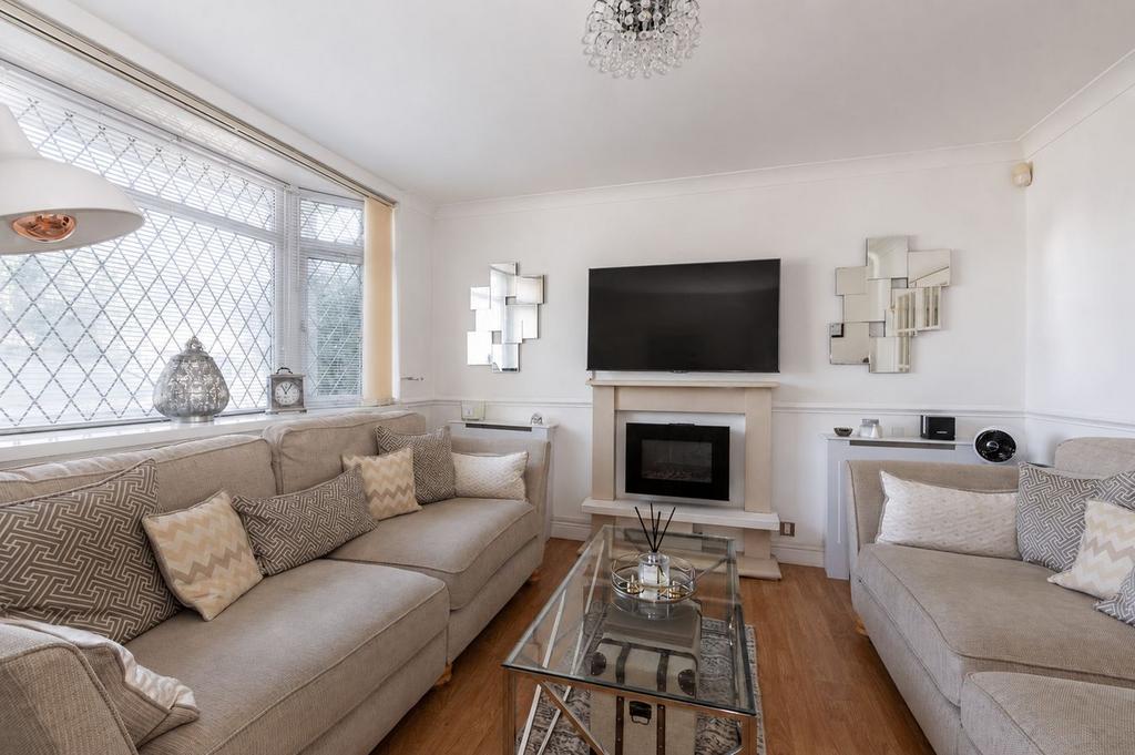Living room, fireplace