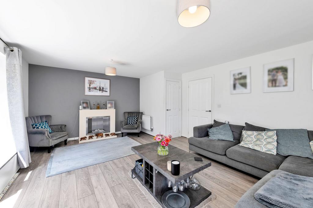 Living room, fireplace
