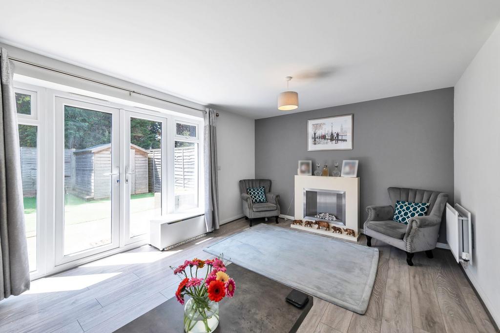 Living room, fireplace