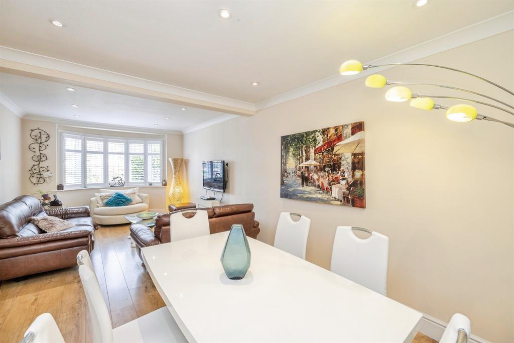 Open-plan living area, open plan living