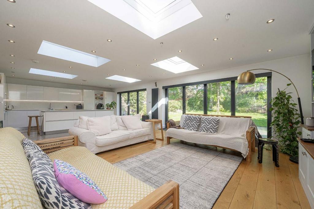Open-plan living area, open plan living