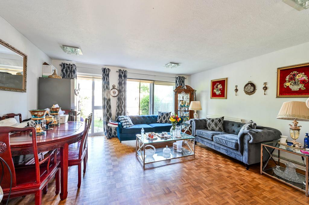 Open-plan living area, open plan living