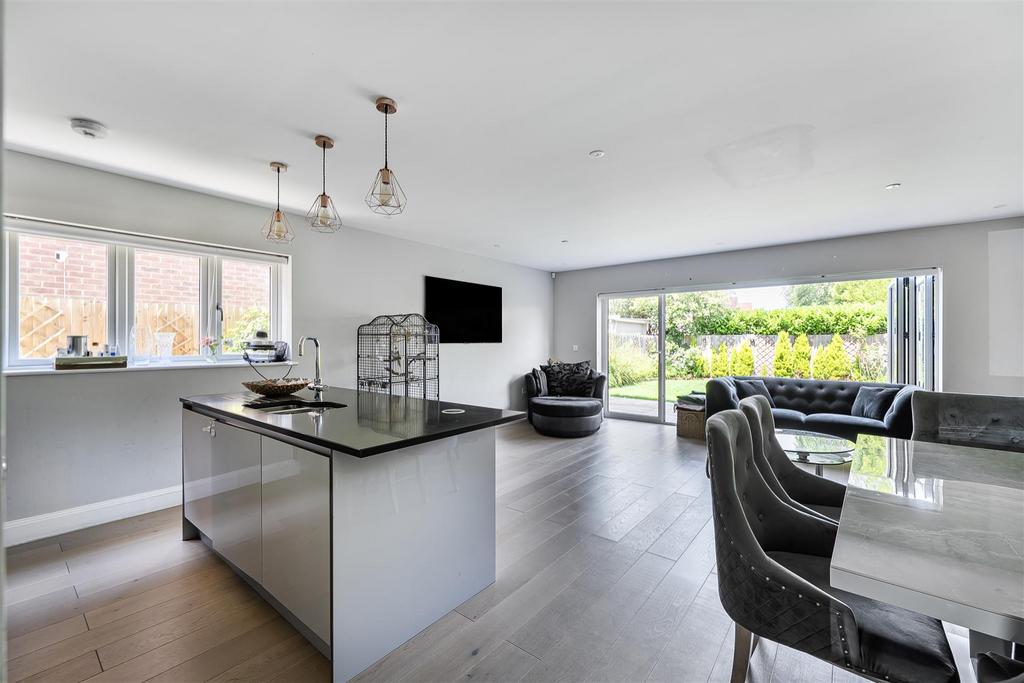 Open-plan living area, open plan living