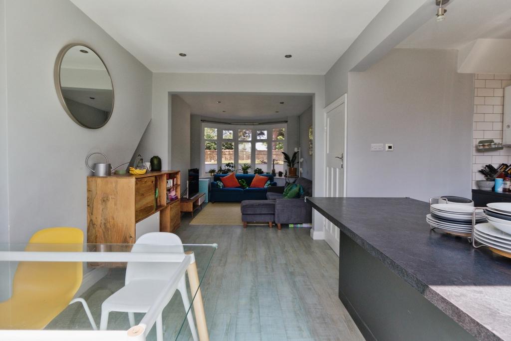 Open-plan living area, open plan living