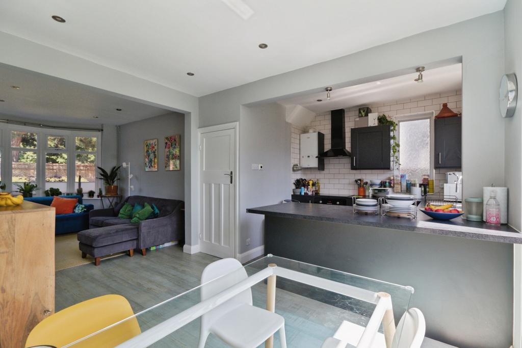 Open-plan living area, open plan living