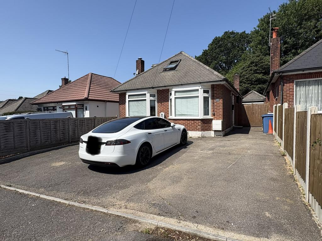 House exterior, off-street parking