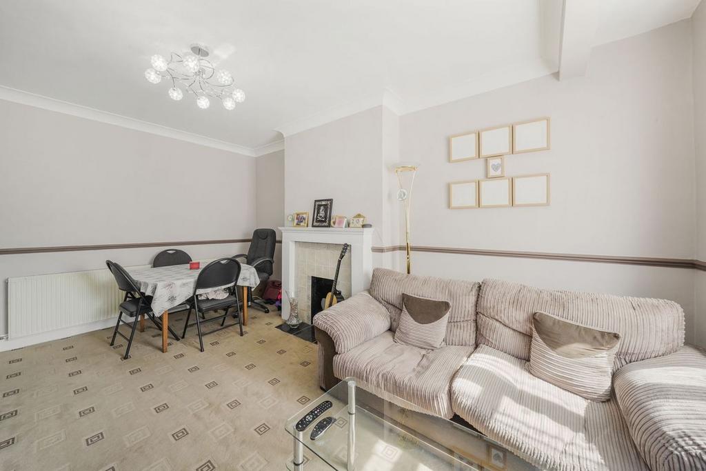 Living room, fireplace
