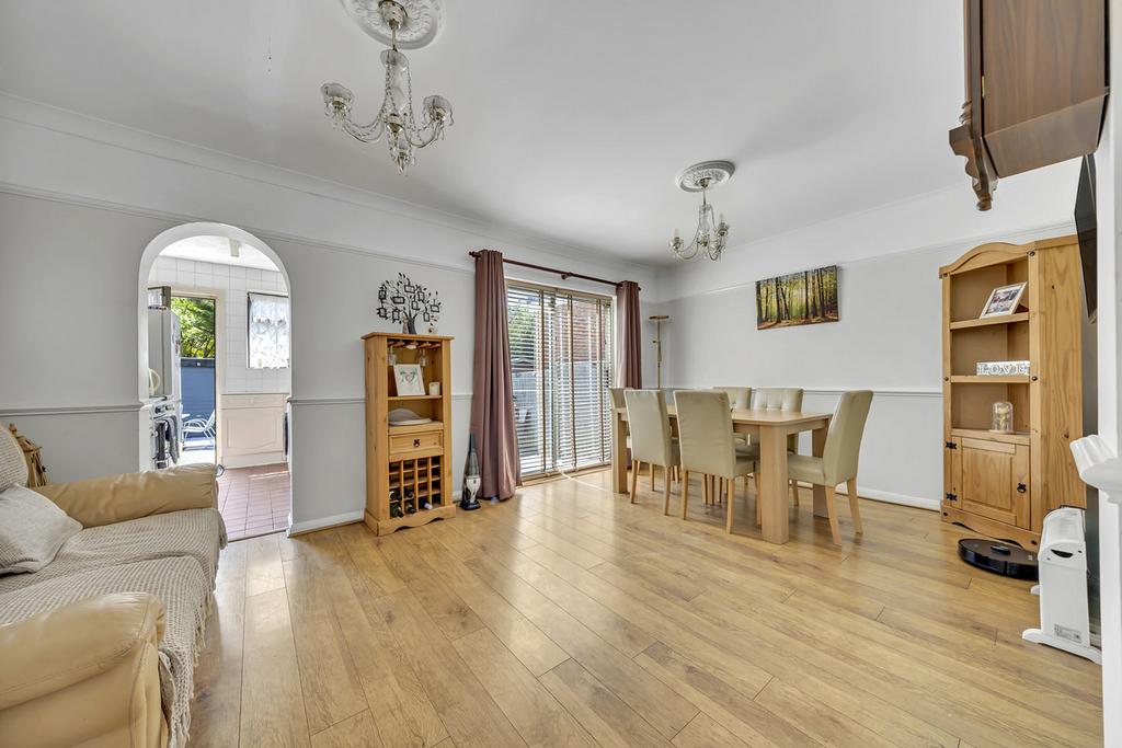 Open-plan living area, open plan living