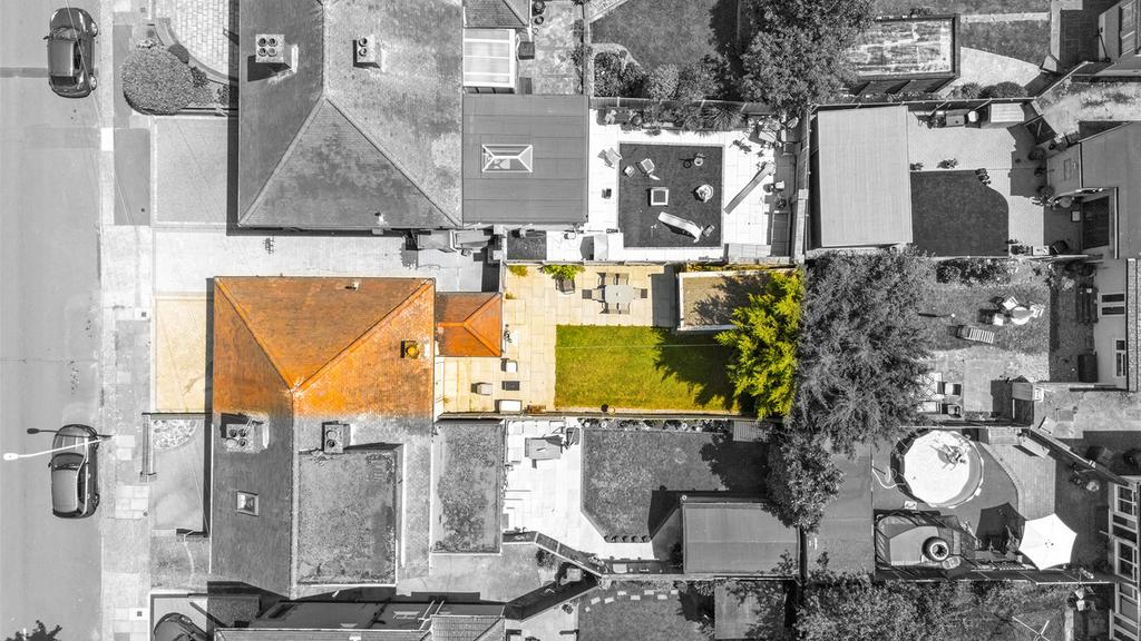 Aerial view, land