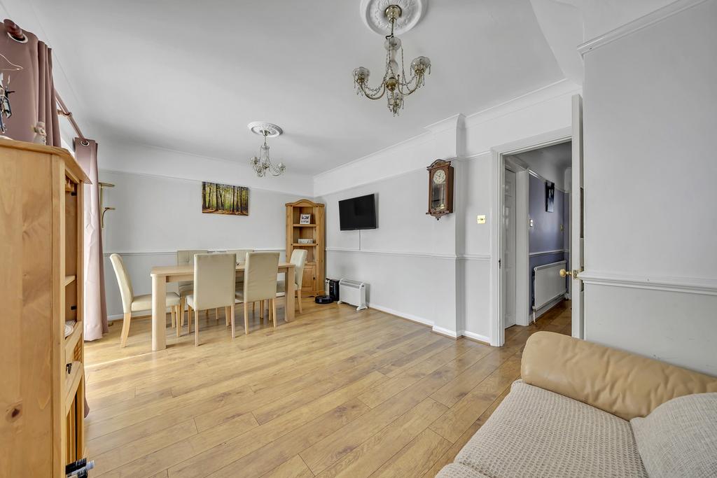 Open-plan living area