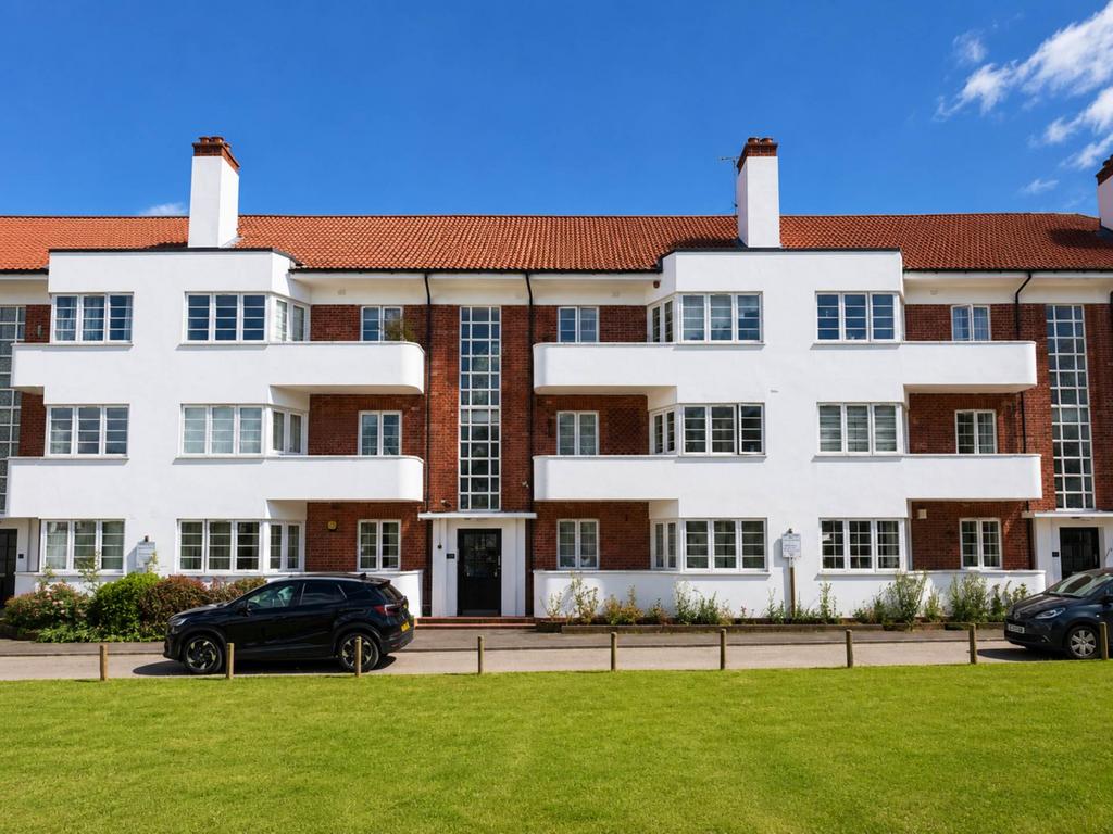 Apartment building facade, block of apartments