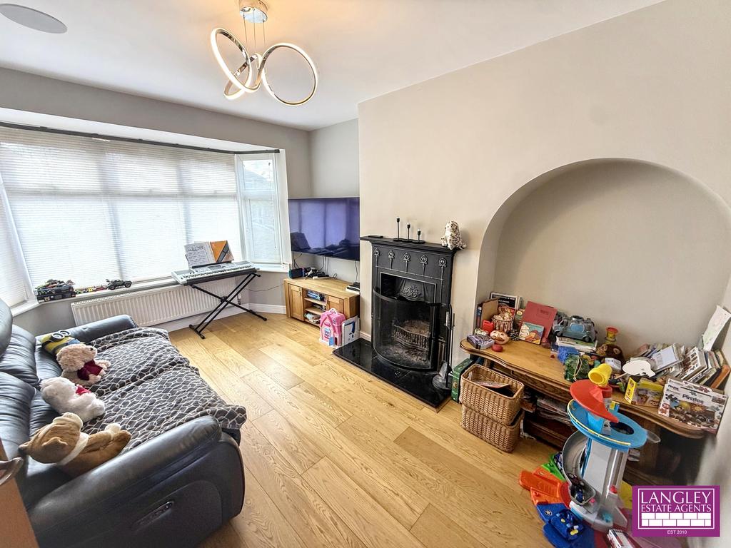 Living room, fireplace
