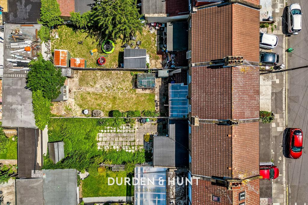 Aerial view, land