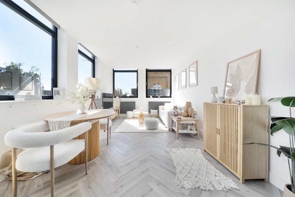 Open-plan living area, open plan living