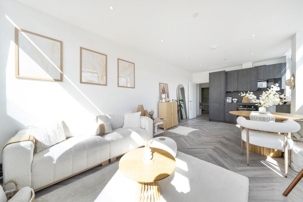 Open-plan living area, open plan living