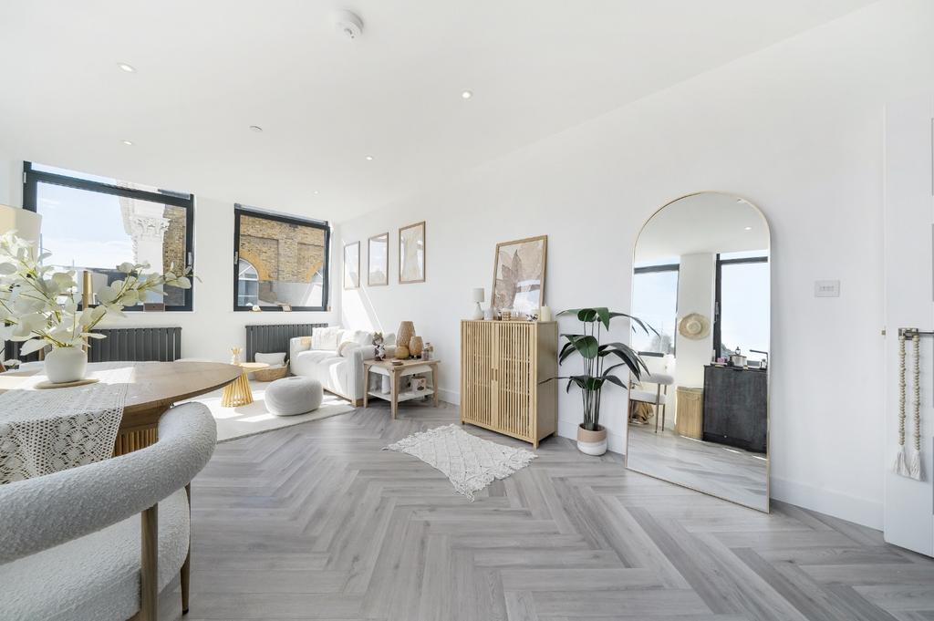 Open-plan living area, open plan living