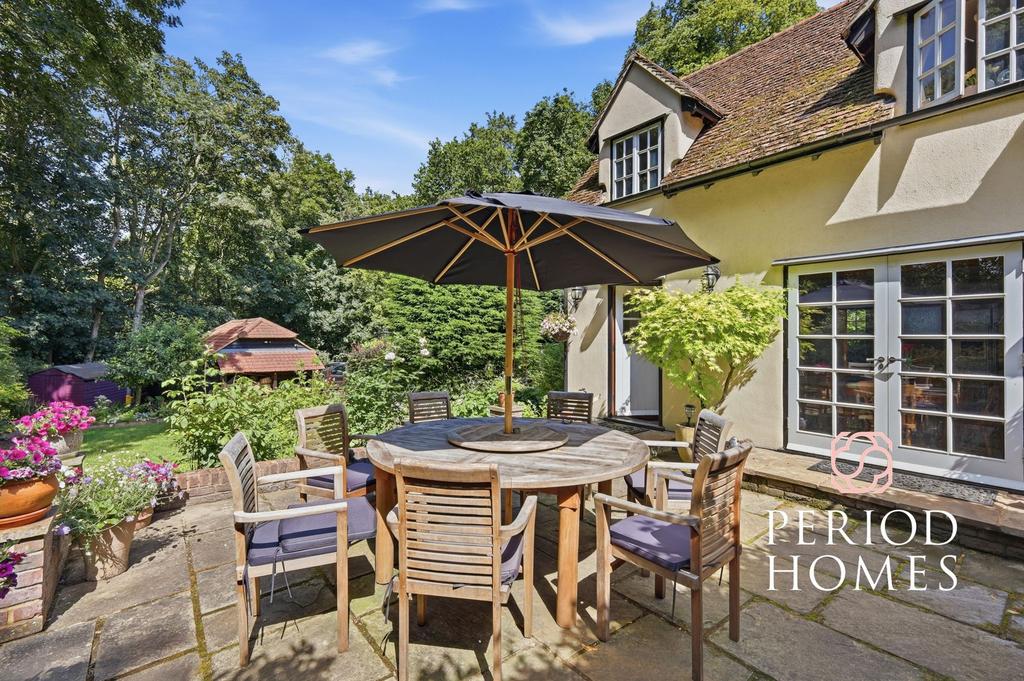 Patio view, garden