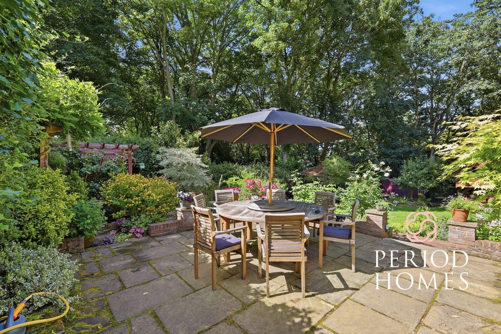 Patio view, garden