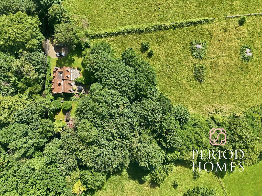 Aerial view, land