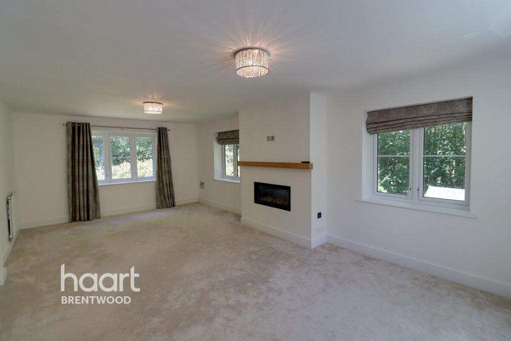 Living room, fireplace