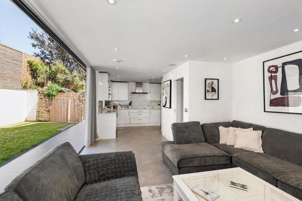 Open-plan living area, open plan living