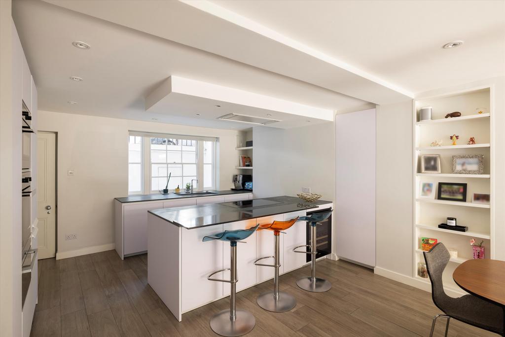 Open-plan living area, open plan living