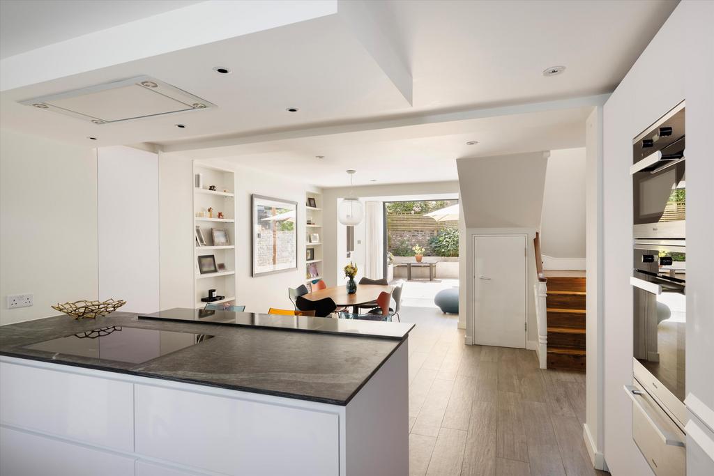 Open-plan living area, open plan living