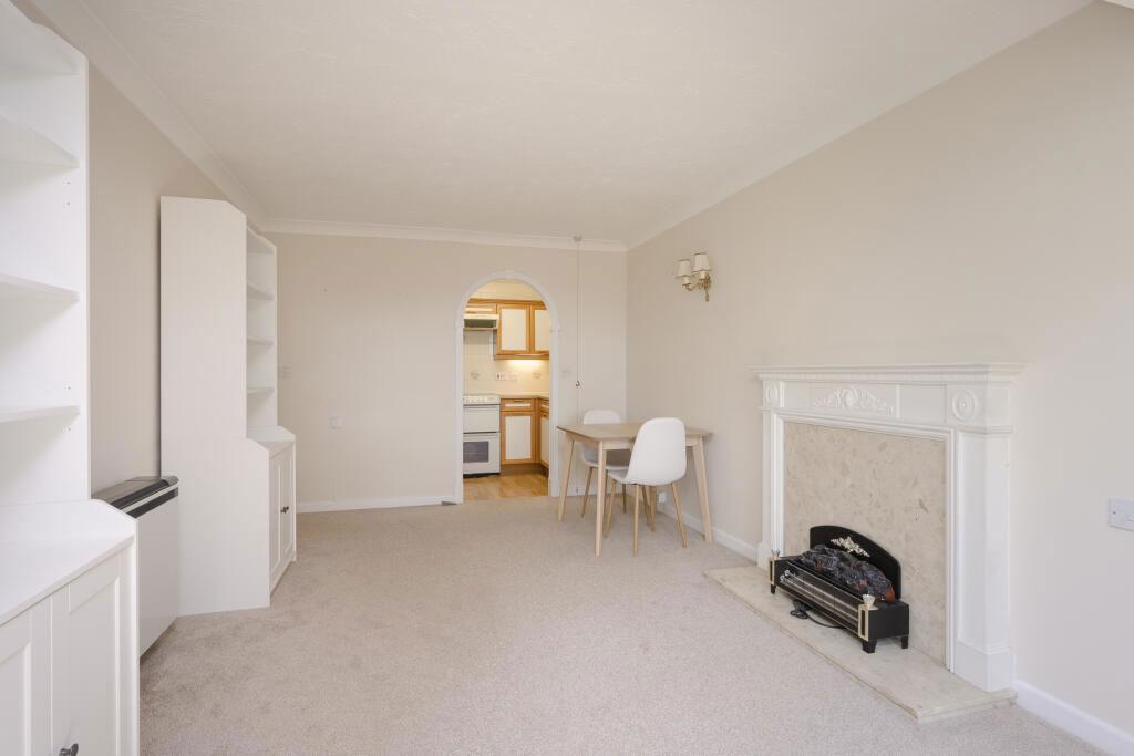 Living room, fireplace